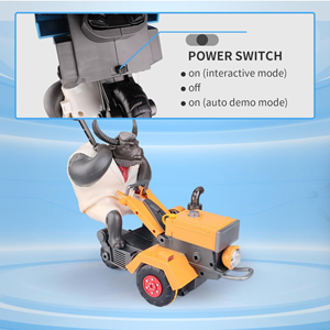 اسباب بازی ماشین چمن زن نارنجی و گاو باغبان MR.Cow Funny Tractor toy_اسباب بازی